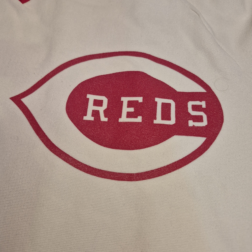 Cincinnati Reds White and Red Short-Sleeve Baseball Jersey - Read - Picture 3 of 8